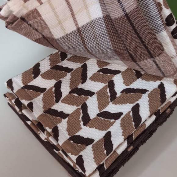 LAST SET!!! ♠️Kate Spade Kitchen Towels - Espresso - Picture 4 of 9